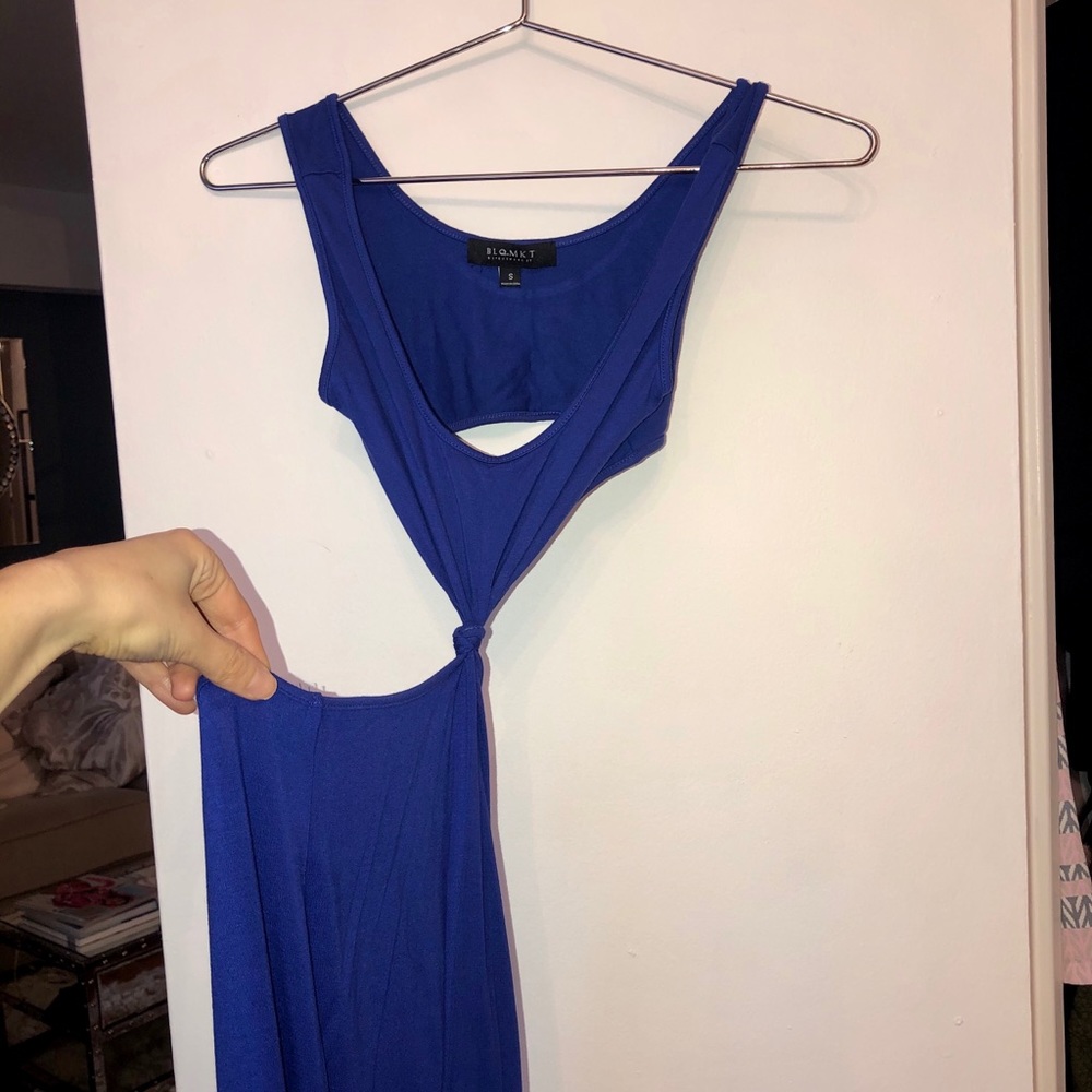 Nasty Gal Blue Nightfall Maxi Dress - Picture 4 of 4